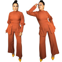 Unique Leisure Mid Waist Jumpsuit For Daily Wear HM5188