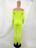 Solid color tight-fitting camisole pleated pants sexy jumpsuit R6316