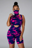 Womens suspenders sexy camouflage suit (including bandage mask) LA3211