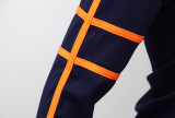 Sexy Womens long-sleeved trousers feature stitching solid color ladies casual sports suit KZ145