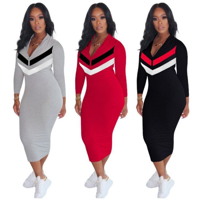 womens fashion casual sports dress OMM1162