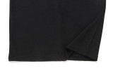 Strapless leather skirt stitching sexy plus size dress AM342-2