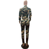 Camouflage Slim Suit Fall Winter R6329