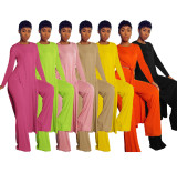 Womens multicolor suit, home service multicolor sports two-piece suit MD373