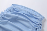 Long sleeve lace cardigan high waist bag hip skirt casual suit S1737930