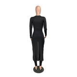 Womens fashion casual cloak pit strip suit two-piece suit W8327