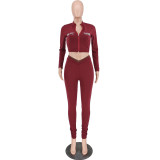 Sexy V-shaped pants two-piece suit YH5184