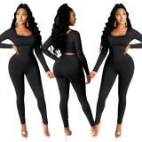 Womens sexy tight-fitting casual two-piece suit CYF3688
