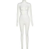 Womens sexy cutout strap fashion sports jumpsuit K20S09037