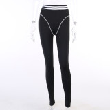Long pants casual 2-piece sexy long-sleeved fashion sports suit CSM21413P
