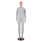 Womens two-piece sweater suit MA6270-2