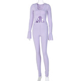 s pleated long-sleeved fashion sports suit S072629W