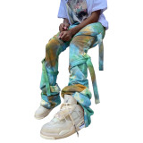 Pants street wear fashionable casual pants versatile tie-dye tie MEY188