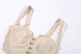 2020 Women's sling halter creative rivets sexy slim vest women   T1736110