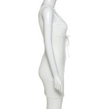 Womens suspenders sleeveless fashion street style sexy slim retro dress D1736517