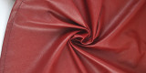 Long sleeve lapel waist PU leather dress Q2901