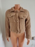 Explosive autumn and winter lamb wool temperament casual jacket  FF1061