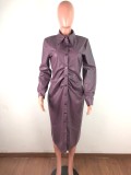 Soft leather mesh spliced jacket coat trench coat QZ3311