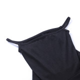 Turtleneck mask type dress women elastic waist black temperament commuter mask skirt FLY22412P
