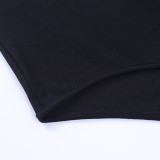 Sexy slim long-sleeved top women high neck mask type bodysuit SMT23506P