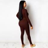 Sexy tight-fitting casual two-piece Womens suit CYF3815