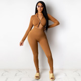 Sexy tight-fitting casual two-piece Womens suit CYF3815