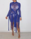 Womens sexy mesh dress (without underwear) MTY6506
