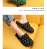 New personality bubble sandals and slippers fashion net celebrity home massage bottom slippers men RZ0025