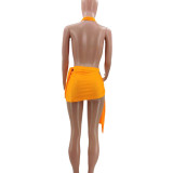 Womens fashion sexy summer bikini hanging neck bag hip swimsuit suit two-piece TK6166