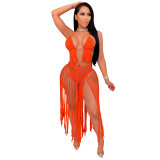 Womens fashion sexy hand-knitted crochet woven ladies beachwear swimsuit suit ZSC085