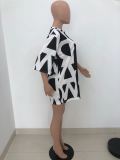 Positioning printed dress HT6028