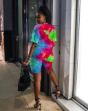 Casual fashion tie-dye printing suit TY2027