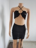 Women's sexy sling short skirt suit, two-piece swimsuit nightclub	 FFZ-1094