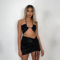 Women's sexy sling short skirt suit, two-piece swimsuit nightclub FFZ-1094 Women's sexy sling short skirt suit, two-piece swimsuit nightclub FFZ-1094