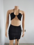 Women's sexy sling short skirt suit, two-piece swimsuit nightclub	 FFZ-1094