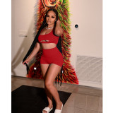 Casual sports fold sexy two-piece suit L209