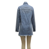 Fashion women's denim jacket SMR10251
