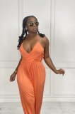 Sexy suspender wide-leg jumpsuit AYV1010