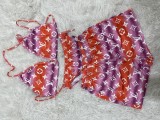 Women's Summer Printed Sexy Swimsuit Bikini Three-piece Set A8885