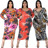 Sexy fashion plus size women's slim dress SMR10605