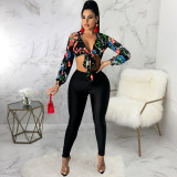 Two sets of sexy fashion digital printed chest straps SMR10283