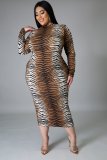 Sexy fashion plus size women's slim dress SMR10603