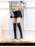 2021 autumn new women's high boots British style fashion casual long tube over the knee thick-soled women's boots 5927-1