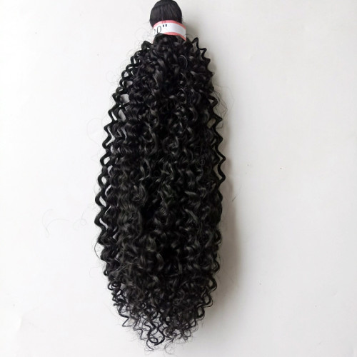Wigs, chemical fiber curtains, Kinky Curly hair, small curly hair curtains, African fashion, small curly hair extensions