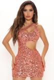 Women's 2021 autumn and winter new sexy sequin dress