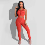 Solid Color Sportswear Spring Tight Fitness Yoga Suit