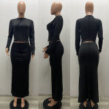 Fashion Plus Size Slim Fit Two Piece Dress