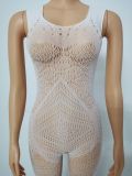 Women's Sexy Hollow Lingerie Sexy Halter Mesh Backless Swimsuit Nightclub Jumpsuit