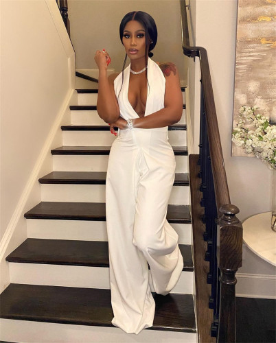 halter neck jumpsuit