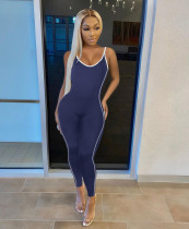 Pull Craft Suspender Jumpsuit Women's Solid Color Jumpsuit Pull Craft Suspender Jumpsuit Women's Solid Color Jumpsuit